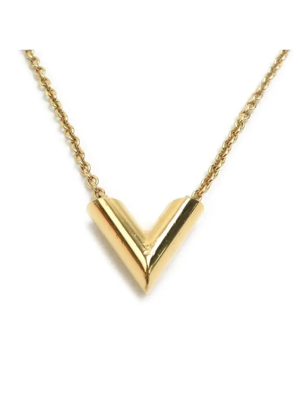 Auth Louis Vuitton Essential V Necklace #328748L27B